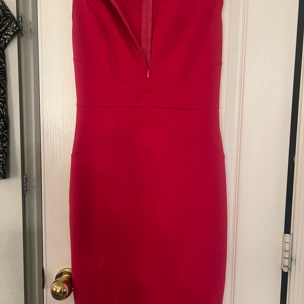 Elegant Red Women's Dress